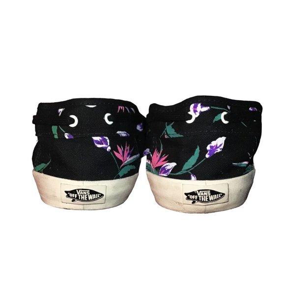 SOLD    VANS Surf Siders Chauffeur Floral Print Mens 10 NWOT - Picture 4 of 6